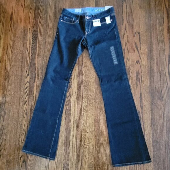 New GAP Sexy Boot Cut Jeans 1969 Women's Size 27 4r New With Tags NWT - Picture 8 of 11